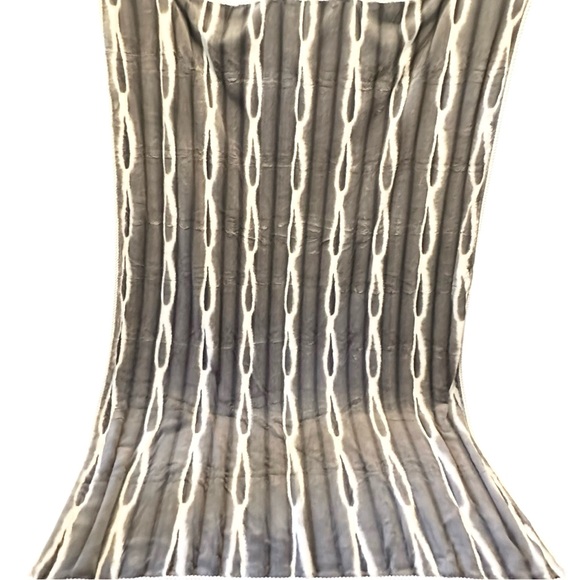 Blanket 72”x102” Bubble Faux Rabbit Fur 1300GSM Throw - Picture 2 of 8